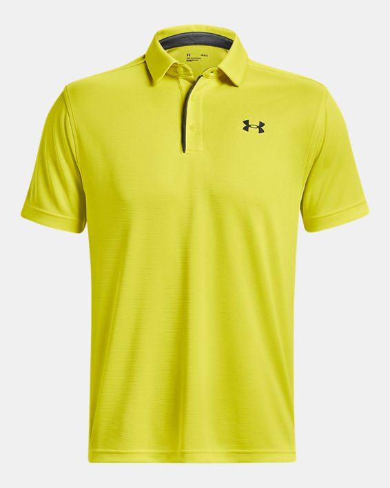 Men's UA Tech™ Polo, Yellow, pdpMainDesktop image number 4